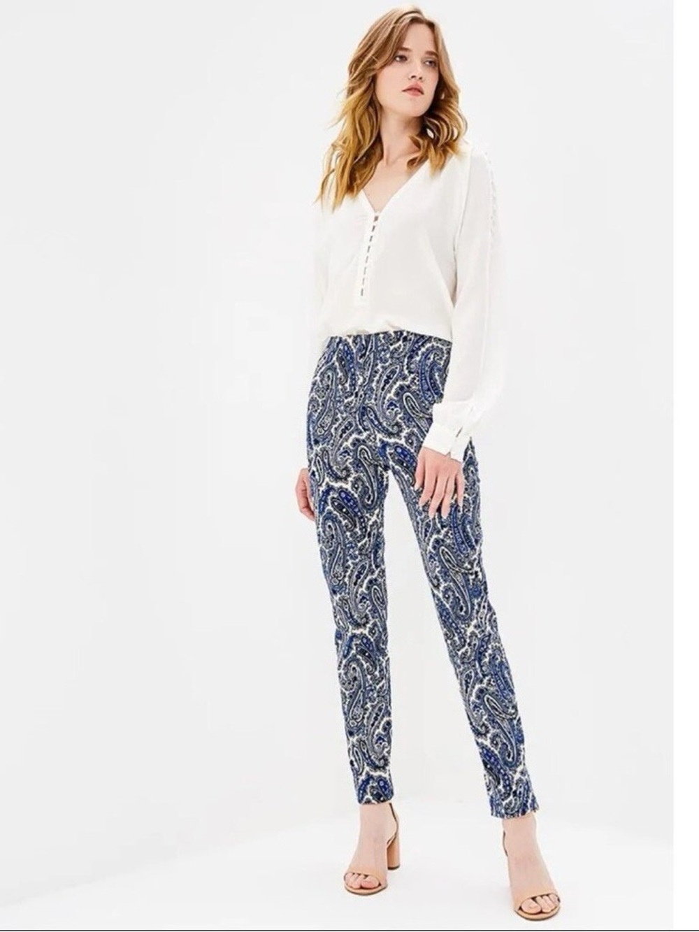 Diane von Furstenberg Paisley Skinny Pant
NWT